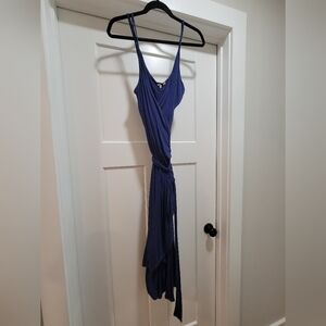 Blue Wrap Sundress